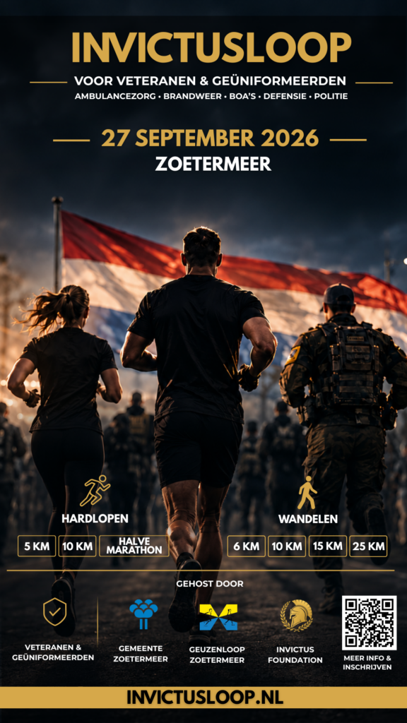 Invictusloop 2026: Samen sterk, samen in beweging